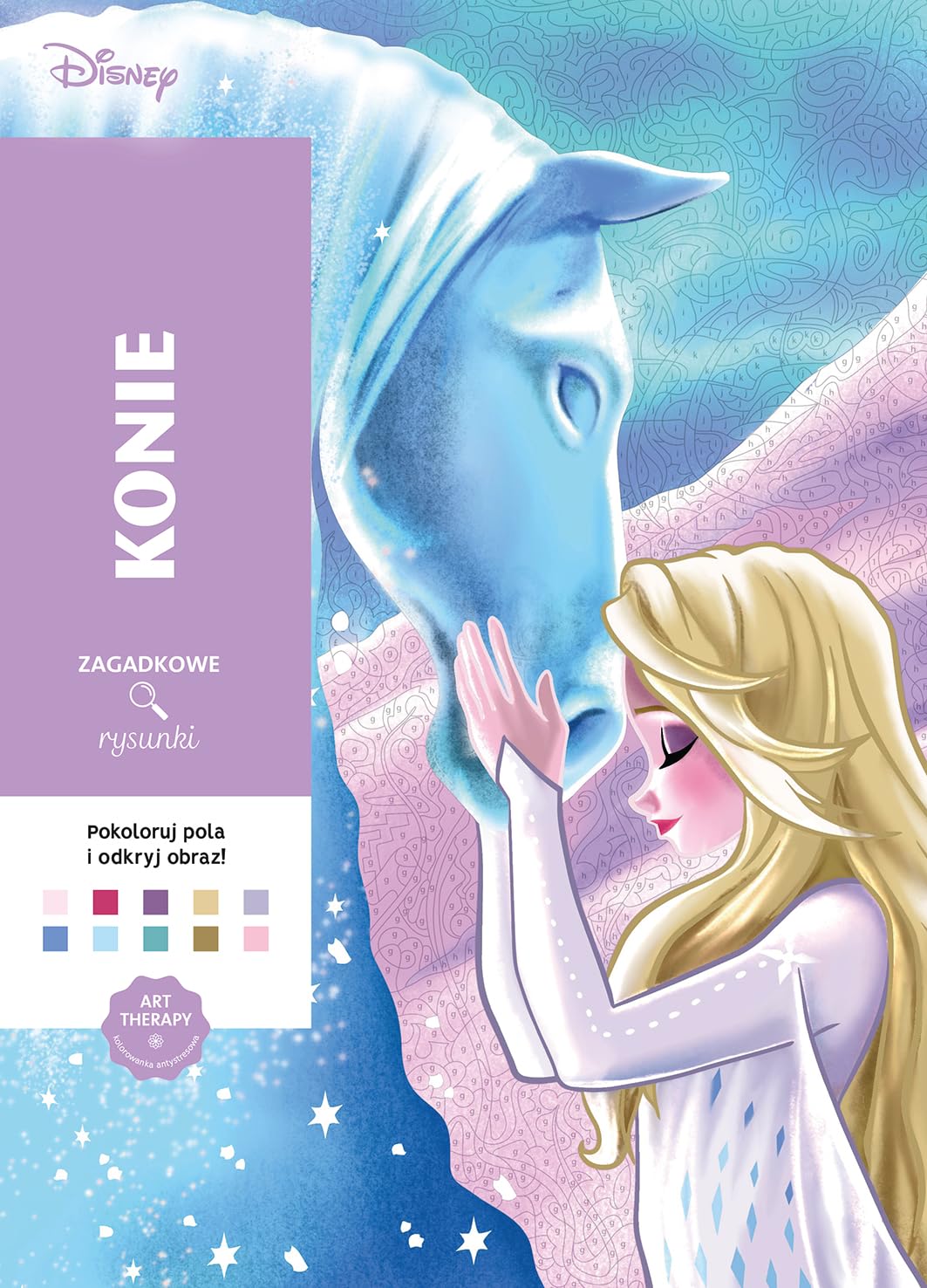 Libro: Art therapy Kolorowanka antystresowa Disney Konie Zagadkowe rysunki