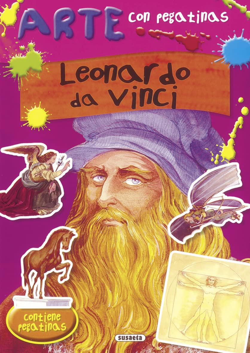 Leonardo da Vinci (Arte con pegatinas)