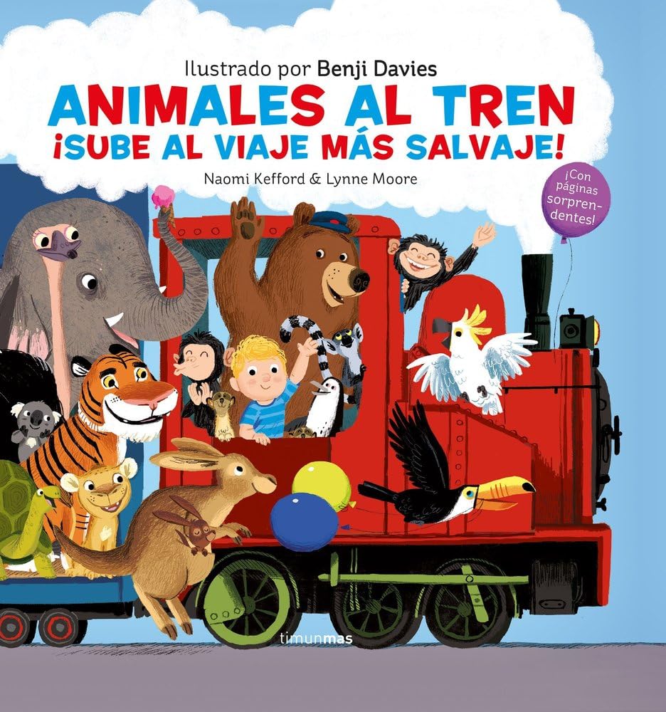 Libro: Animales al tren (Libros con solapas y lengüetas)