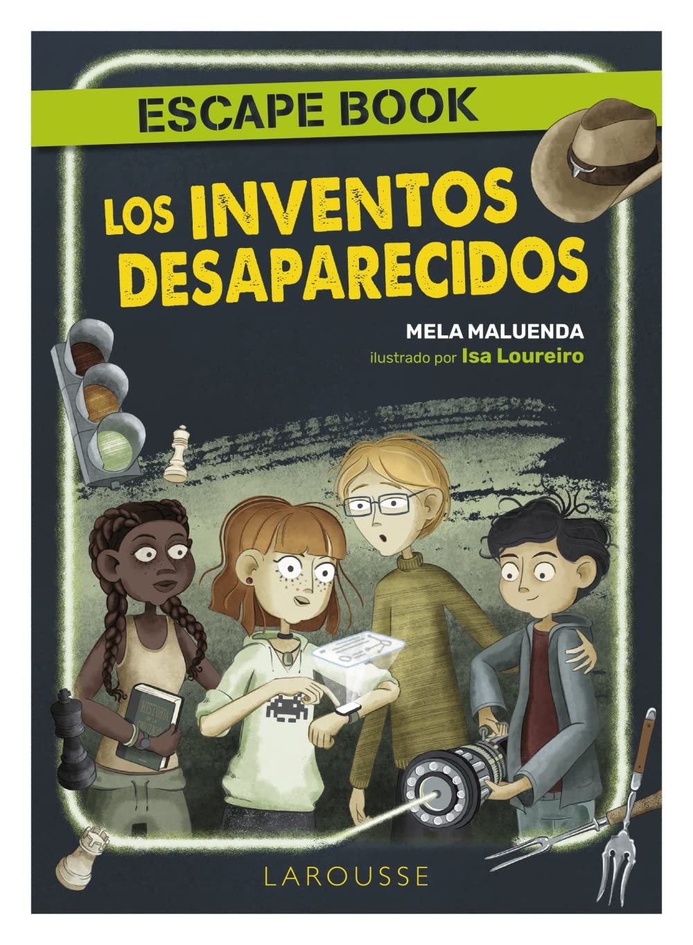 Libro: Los inventos desaparecidos. Escape book (LAROUSSE - Infantil / Juvenil - Castellano - A partir de 8 años)