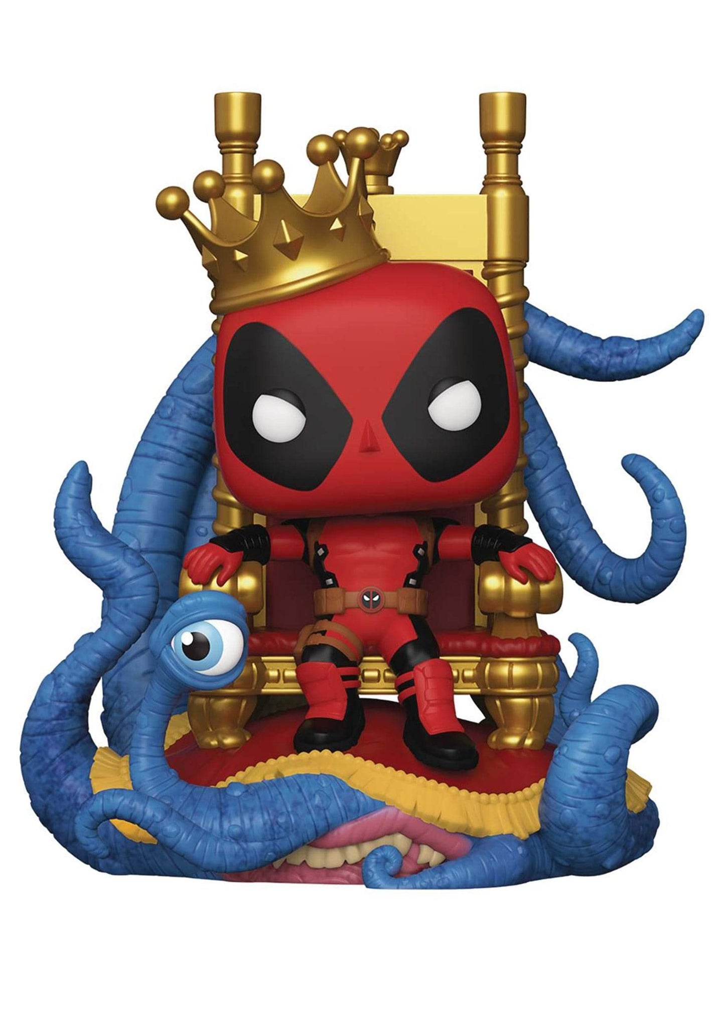 Funko Pop: Pop! Deluxe Marvel Heroes King Deadpool on Throne Figura de Vinilo