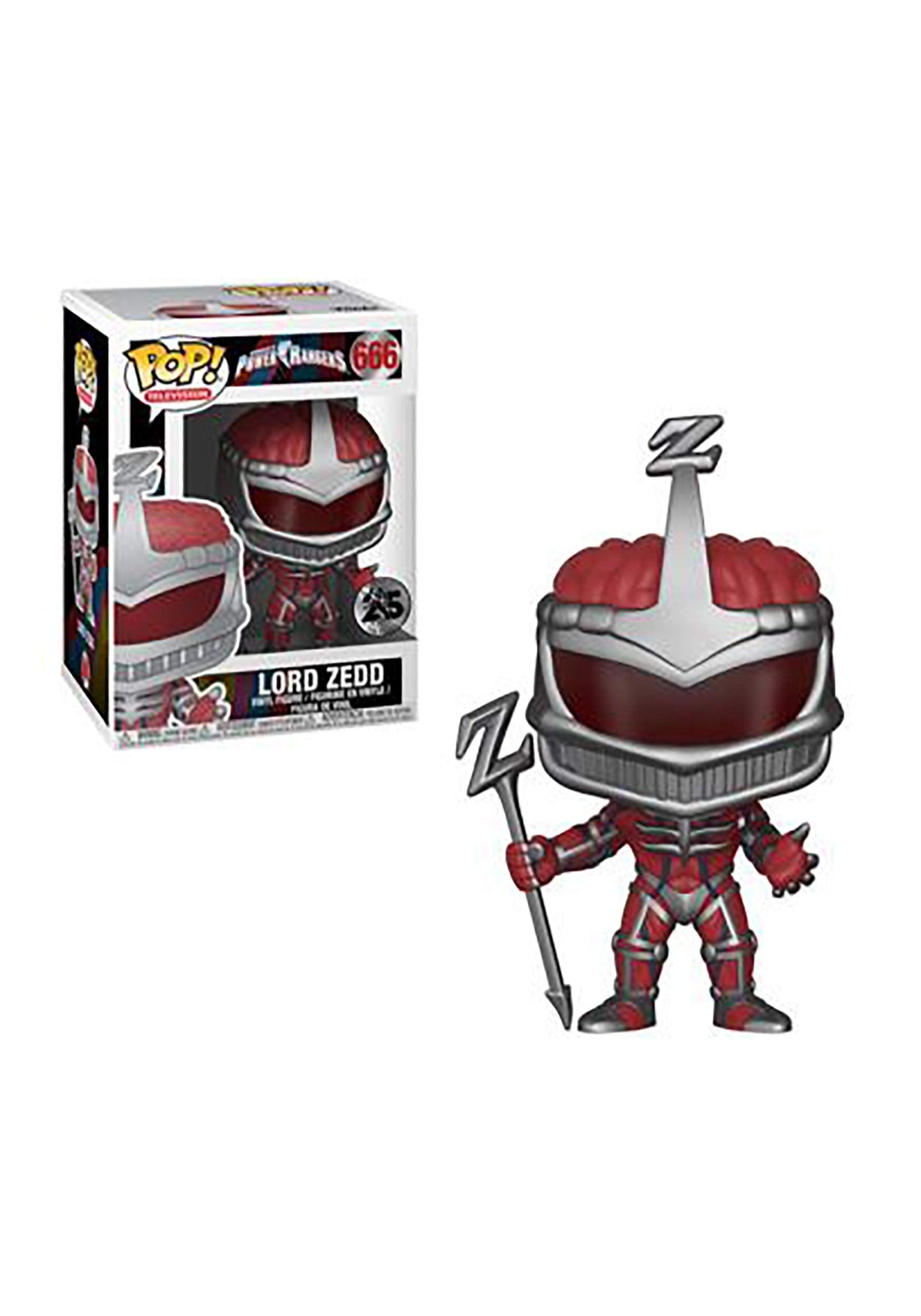 Funko Pop Television: Power Rangers - Lord Zedd Collectible Figura, Multicolor