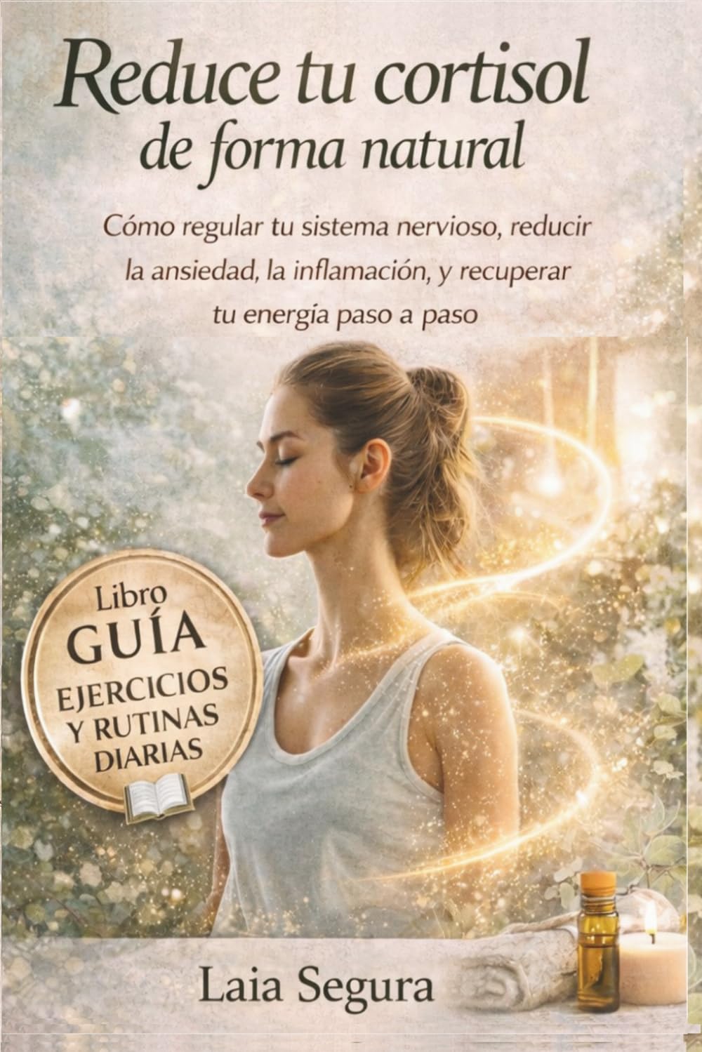 Libro: Reduce tu cortisol de forma natural: Cómo regular tu sistema nervioso, reducir la ansiedad, la inflamación y recuperar tu energía paso a paso.