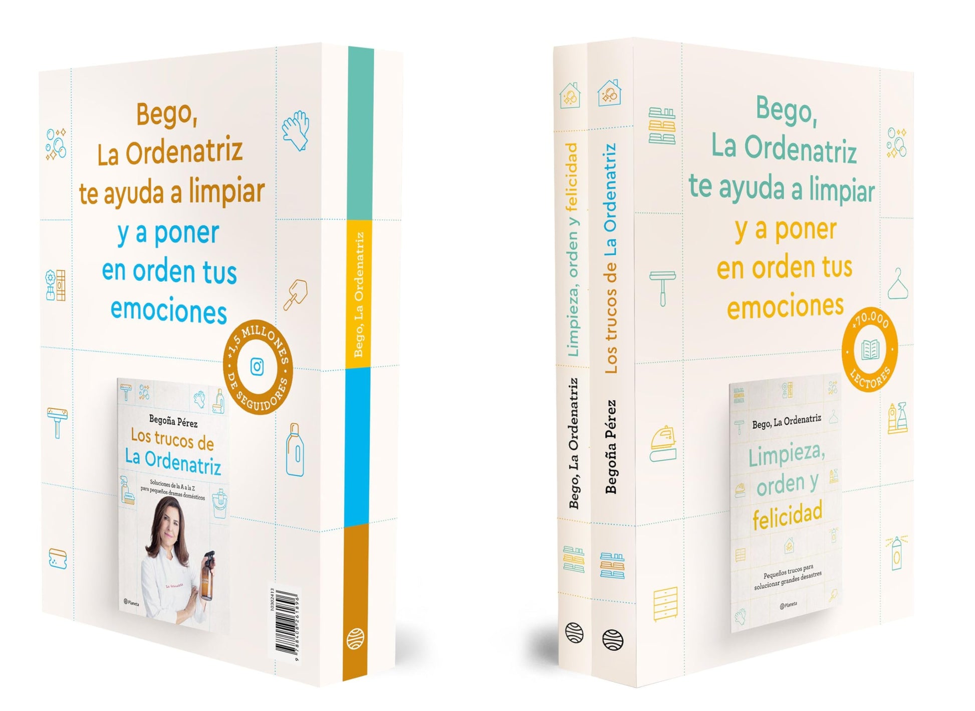 Libro: Estuche La Ordenatriz (Limpieza, orden y felicidad + Los trucos de La Ordenatriz: Las tareas del hogar son infinitas, pero con La Ordenatriz tendrás la vida más fácil (Prácticos)