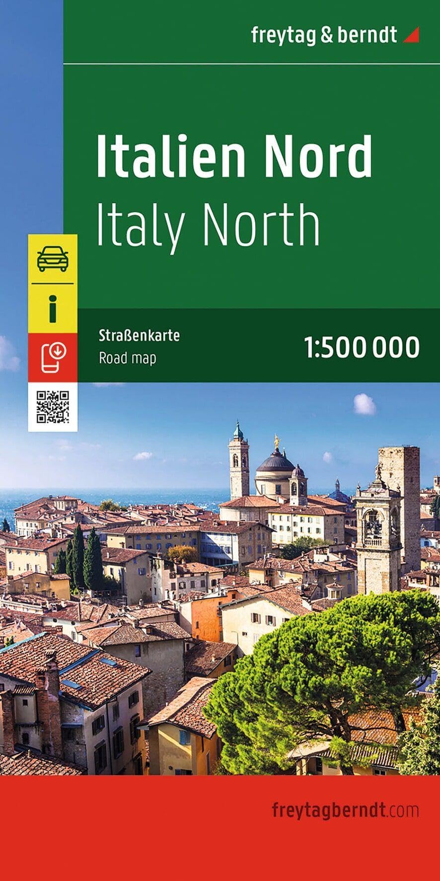 Libro: freytag & berndt Straßenkarte Italien Nord 1:500.000: AK 6 N