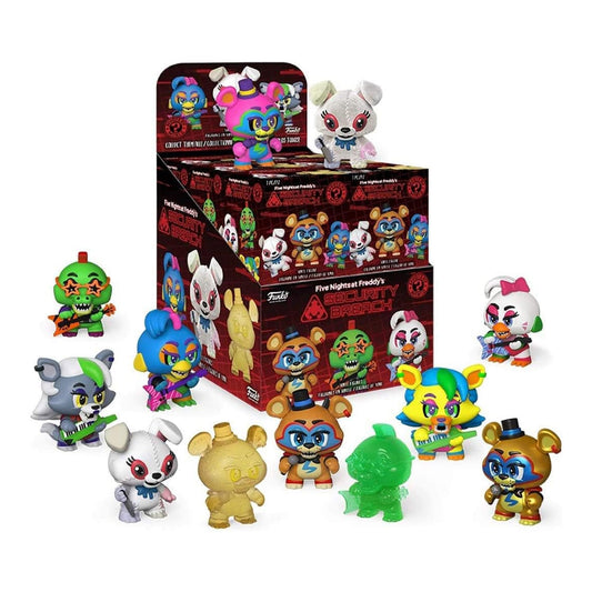 Funko Mystery Mini's: Five Nights at Freddy's, Security Breach - One Mystery Figura, Multicolour, 3 Pulgadas