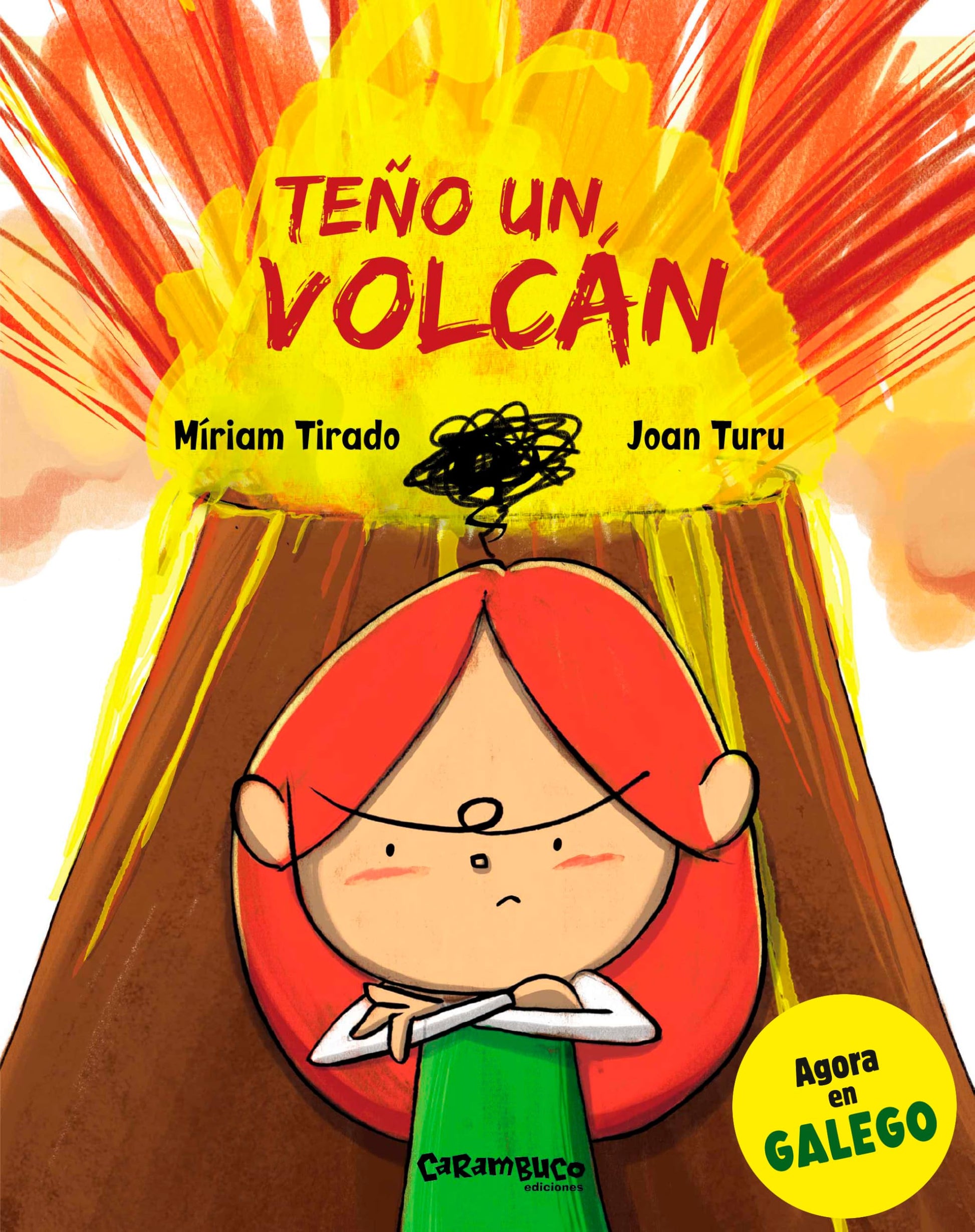 Libro: Teño un volcán. Conto contos para traballar a ira coa axuda da Fada do Volcán. Miriam Tirado. Joan Turu +2 anos. Álbum de tapa dura (Calita)