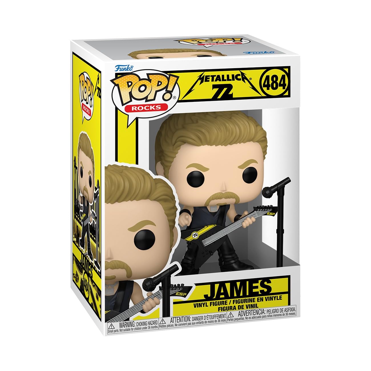 Funko Pop! Música: Metálicoa - James - 72 Seasons