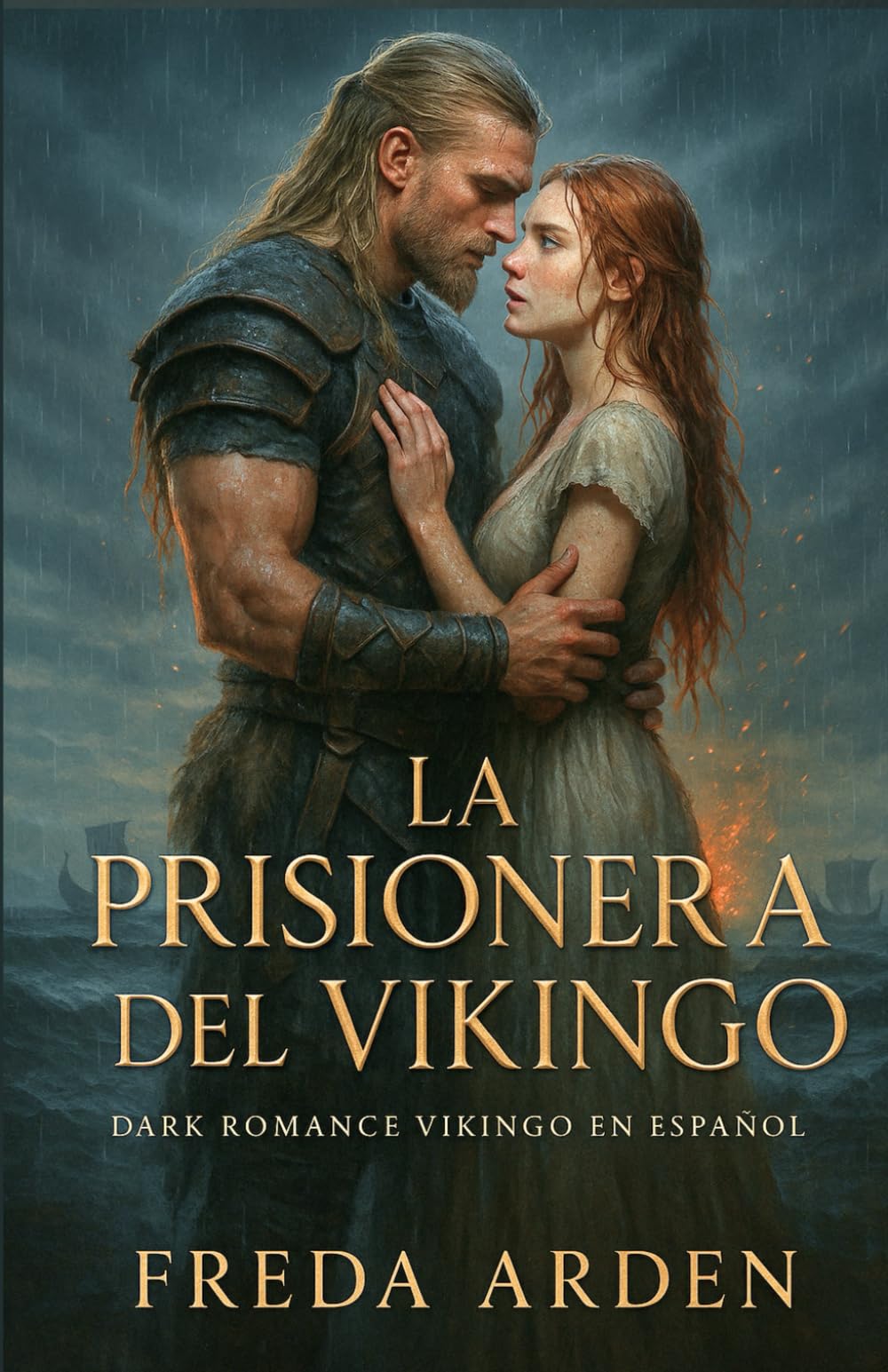 Libro: LA PRISIONERA DEL VIKINGO. Dark Romance Vikingo en Español: Ella era su botín. Él, su condena. La Saga de un Jarl que la tomó y la mujer que lo ... (Crónicas y Pasiones Vikingas de Freda Arden)