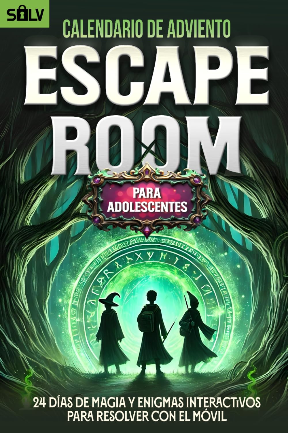 Libro: Calendario de Adviento Escape Room para Adolescentes: 24 días de Magia y Enigmas Interactivos para Resolver con el Móvil