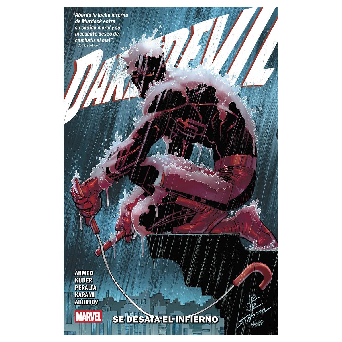 Libro: Marvel premiere daredevil de saladin ahmed 1. se desata el infierno