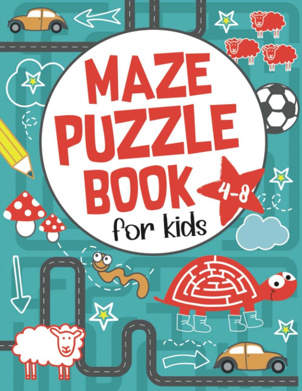 Libro: Maze Puzzle Book for Kids 4-8: 101 Fun First Mazes for Kids 4-6, 6-8 year olds | Maze Activity Workbook for Children: Games, Puzzles and Problem-Solving (Maze Learning Activity Book for Kids)