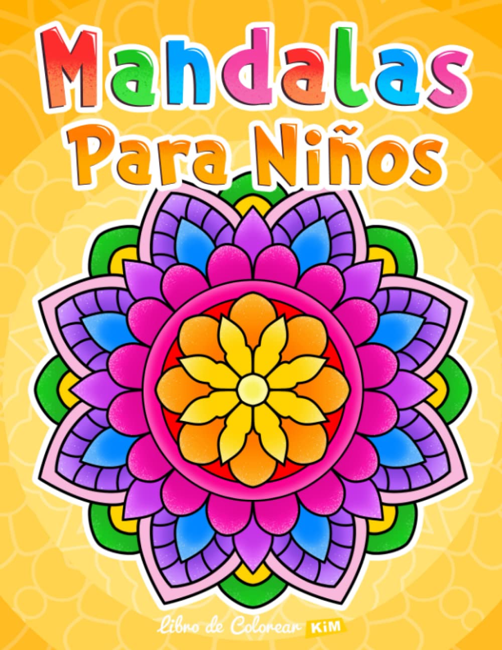 Libro: Mandalas para niños: Libro para colorear con patrones simples de mandala.