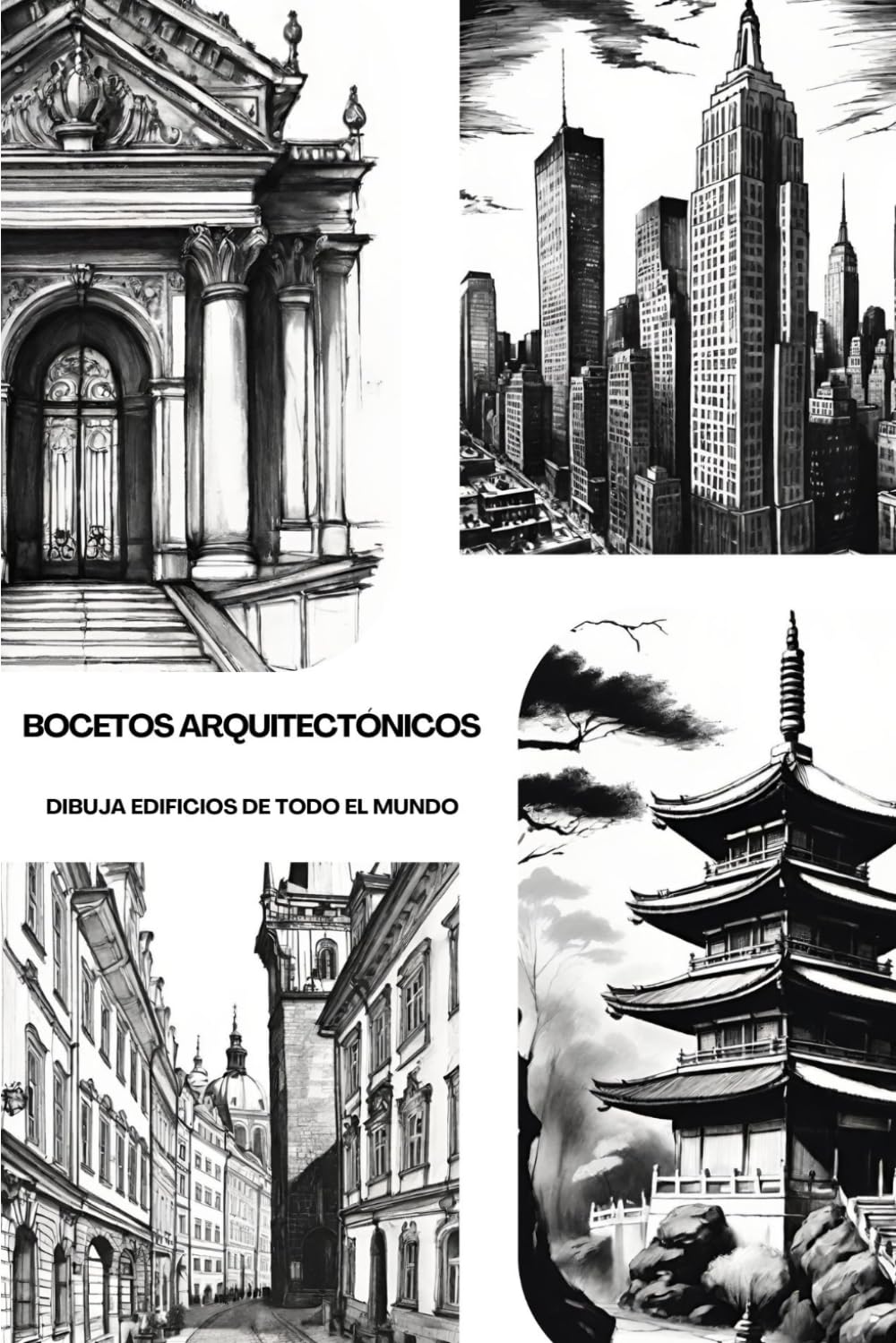 Libro: BOCETOS ARQUITECTÓNICOS: DIBUJA EDIFICIOS DE TODO EL MUNDO