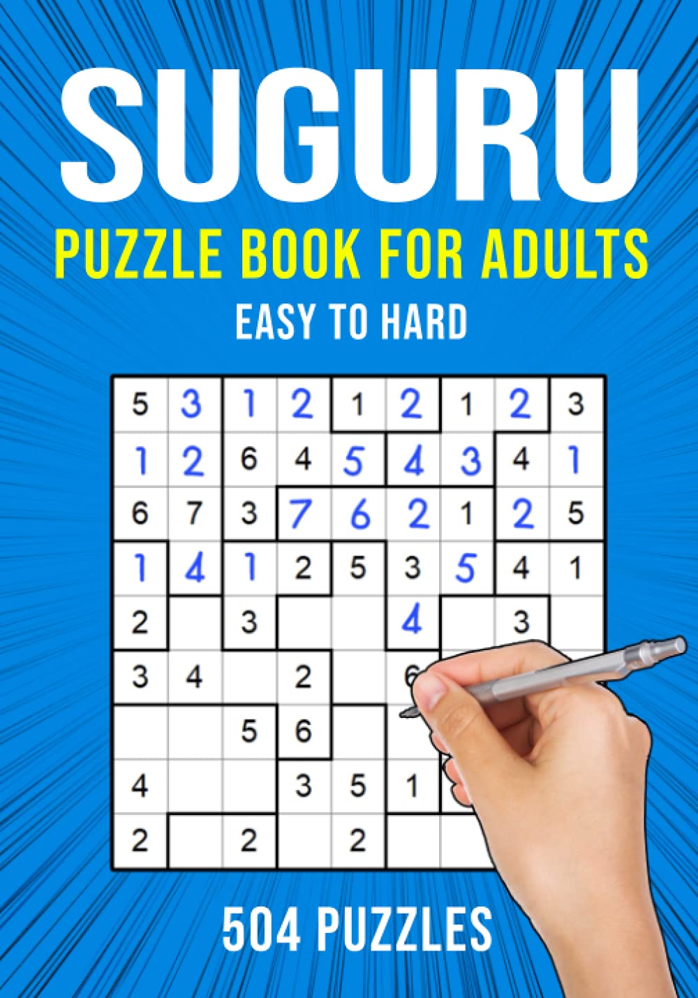 Libro: Suguru Puzzle Book for Adults: Tectonics | 504 Easy to Hard Puzzles