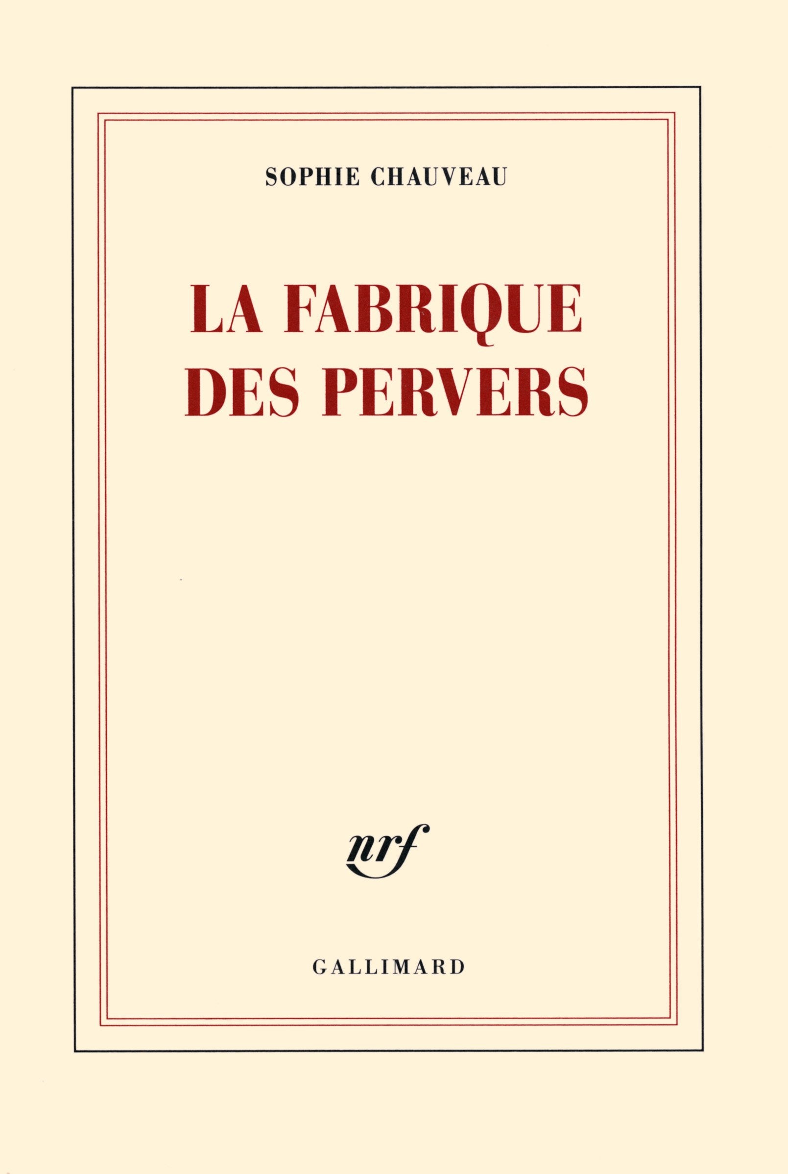 Libro: La fabrique des pervers