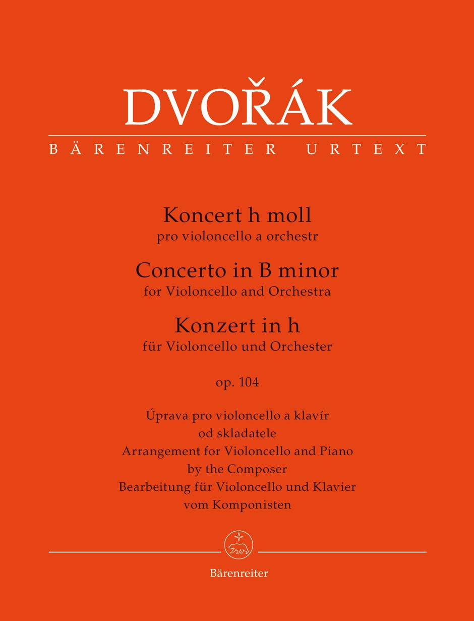 Libro: Concerto for Violoncello in B minor Op.104 (Cello and Piano)