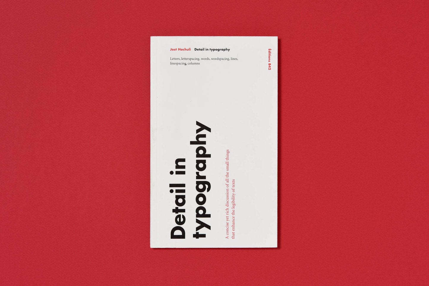 Libro: Jost Hochuli - Detail in Typography (English Reprint)