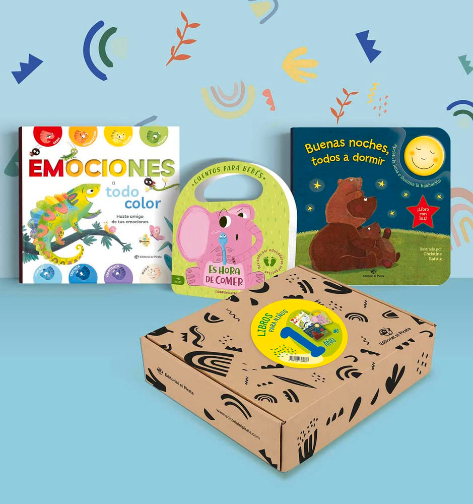 Libros para niños 1 año: Lote de 3 libros para regalar a niños de 1 año (Libros infantiles para niños)