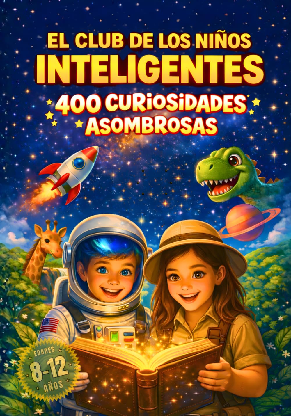 Libro: El Club de los Niños Inteligentes – 400 Asombrosas Curiosidades para Niños de 8 a 12 Años: Descubre datos increíbles sobre animales, ciencia, ... artificial, cómics y mucho mucho más...: 1
