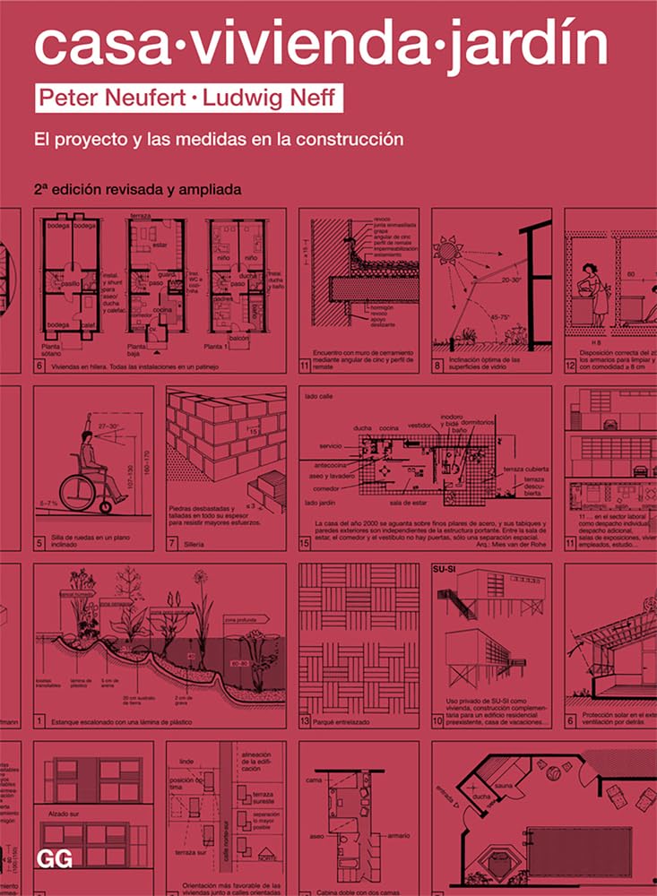 Libro: Casa, vivienda, jardín: El proyecto y las medidas en la construcción (Spanish Edition)