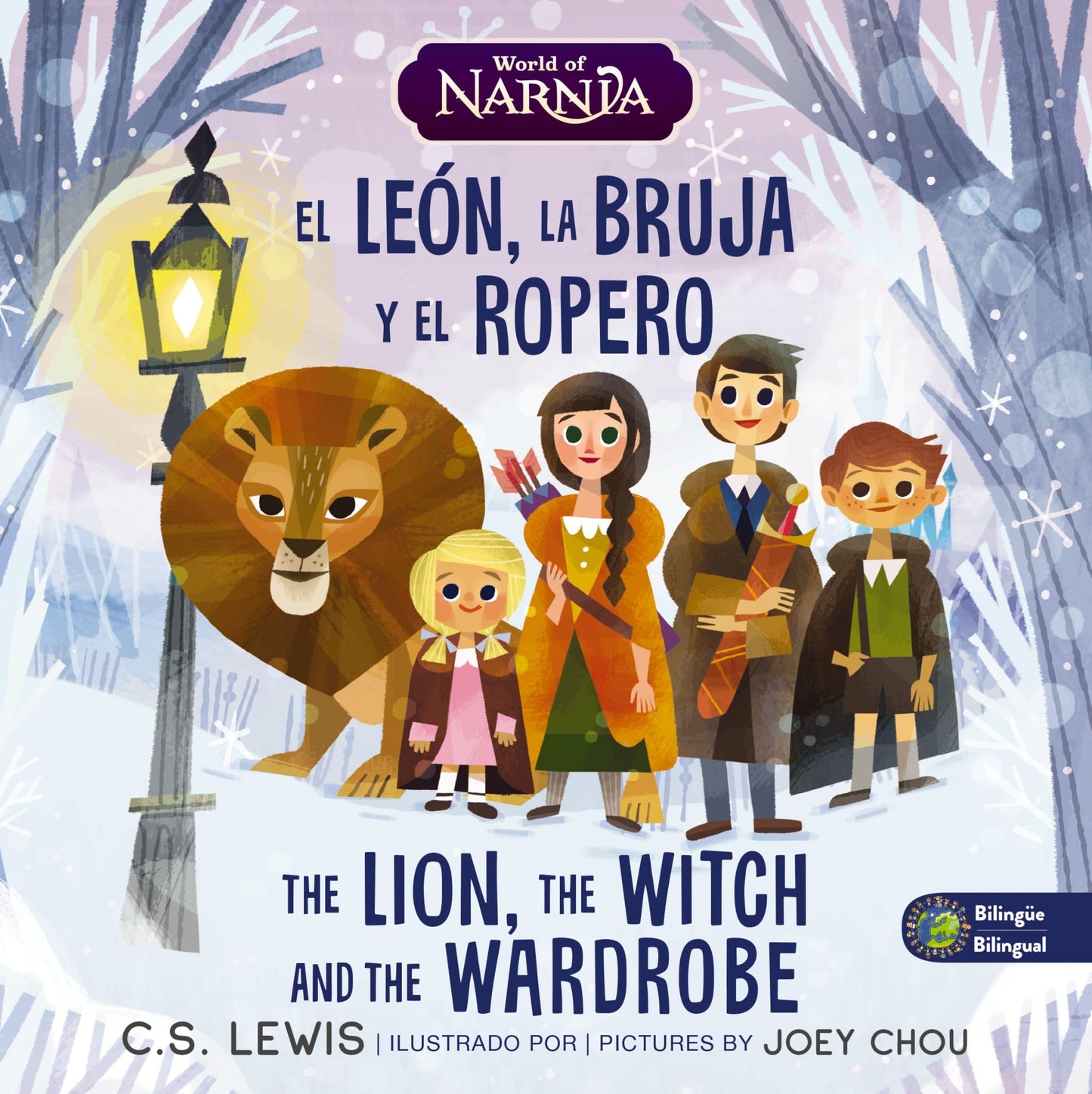 Libro: The Lion, the Witch, and the Wardrobe/ El león, la bruja y el ropero, Bilingual Board Book (Las Crónicas de Narnia)