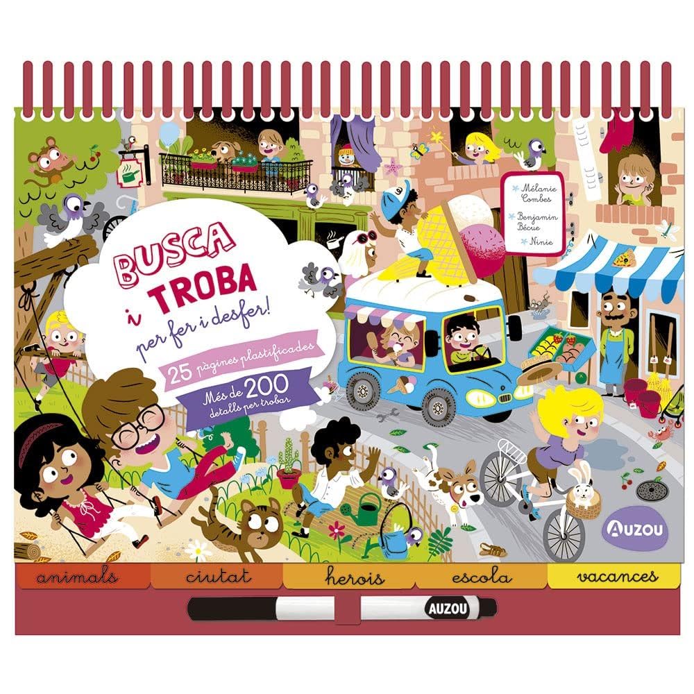 Libro: Busca i troba per fer i desfer! (Bloc anelles grans)