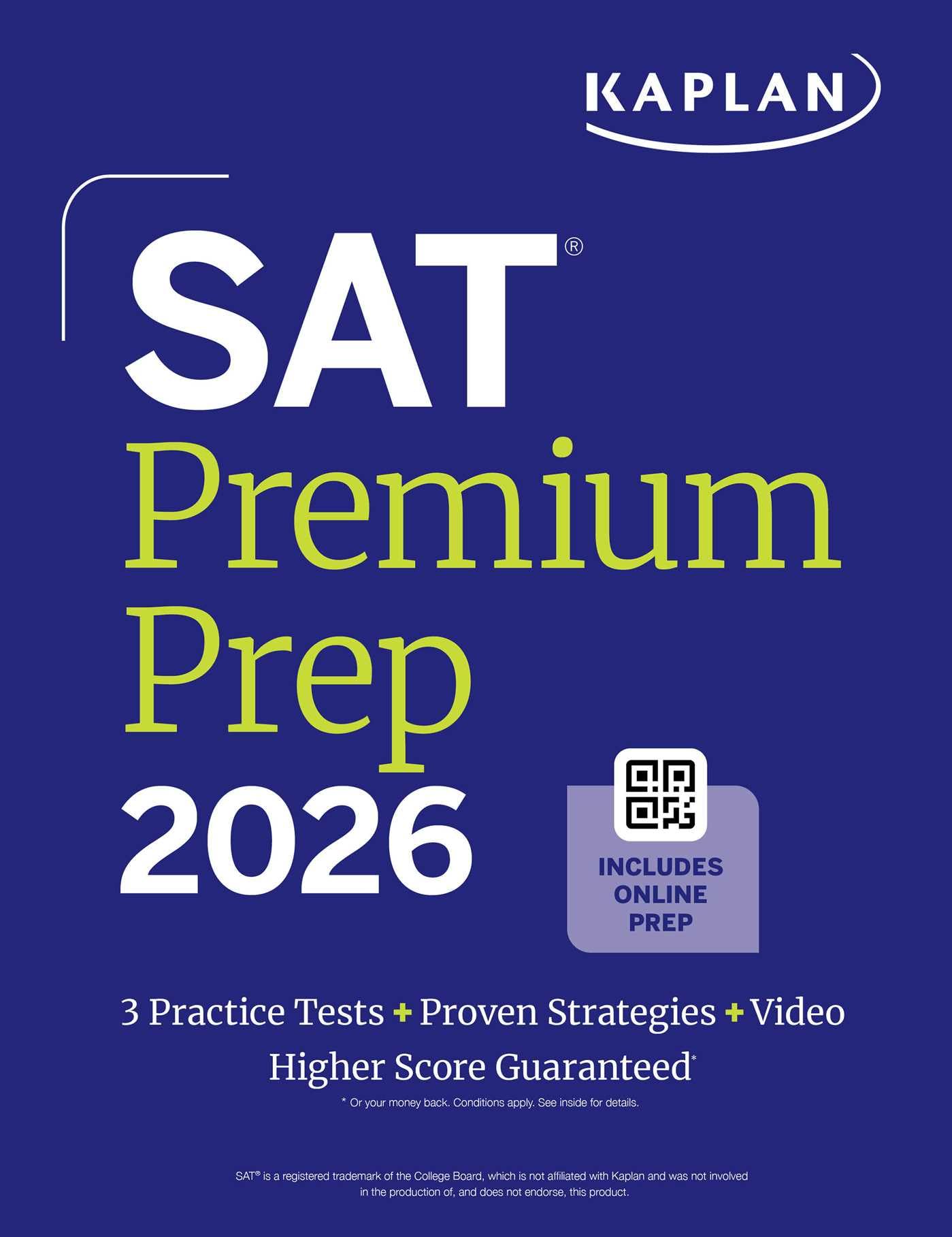 Libro: SAT Premium Prep 2026 (Kaplan Test Prep)