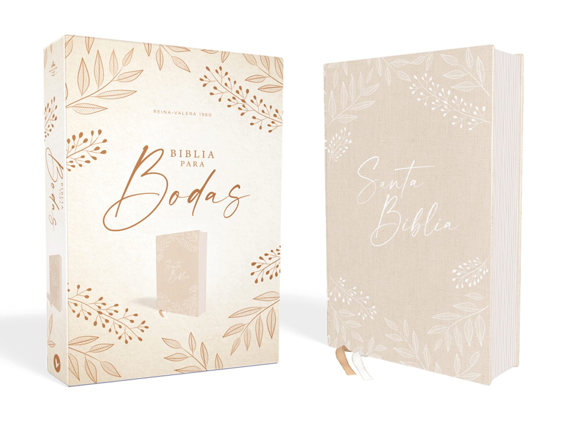 Libro: RVR60, Santa Biblia para Bodas, Tapa dura/Tela, Caja de Regalo, Palabras de Jesús en Rojo, Comfort Print (Spanish Edition)