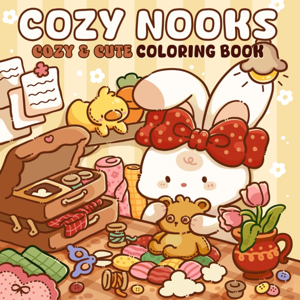 Libro: Cozy Nooks: A Soothing Coloring Book for Adults and Teens Featuring Warm Nooks for Relaxation and Stress Relief