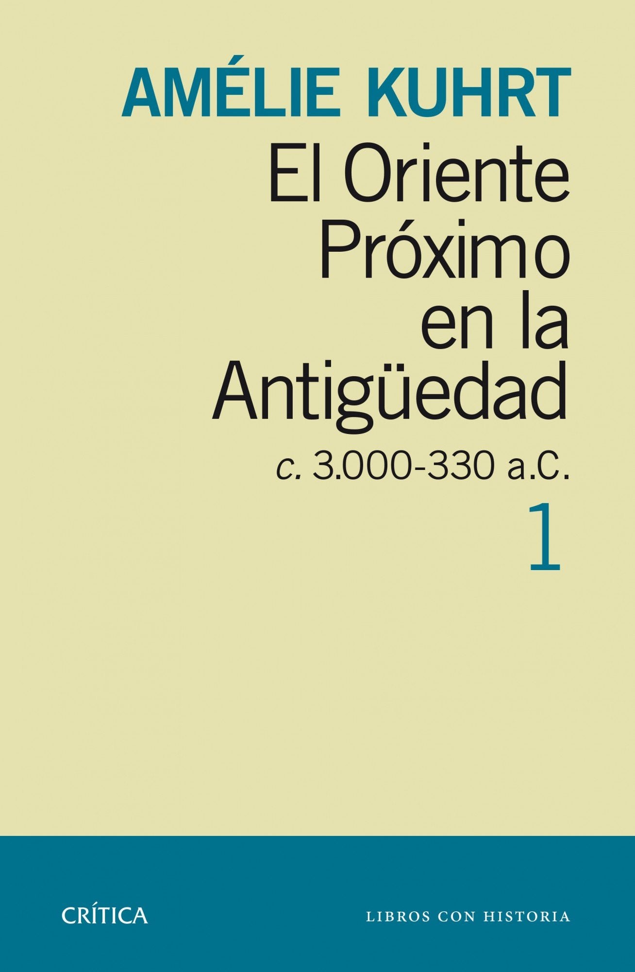 Libro: El Oriente Próximo en la Antigüedad 1: c 3.000-330 a.C. (Crítica/Arqueología)