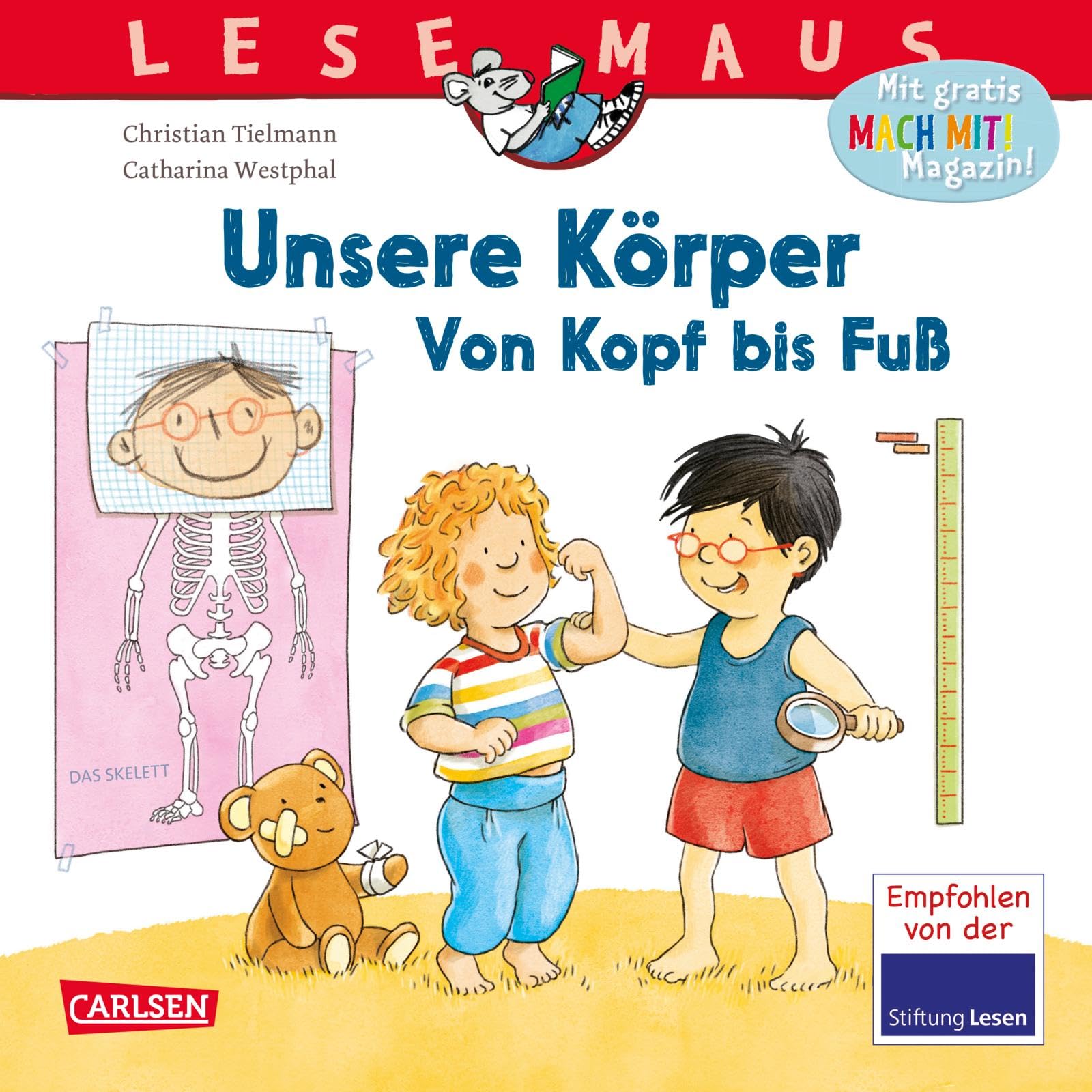 Libro: LESEMAUS 167: Unsere Körper - Von Kopf bis Fuß: Alles Wichtige über den Körper | Erstes Sachwissen ab 3 Jahren rund um den Körper | Kindgerechte Erklärungen der wichtigsten Körperteile und Organe