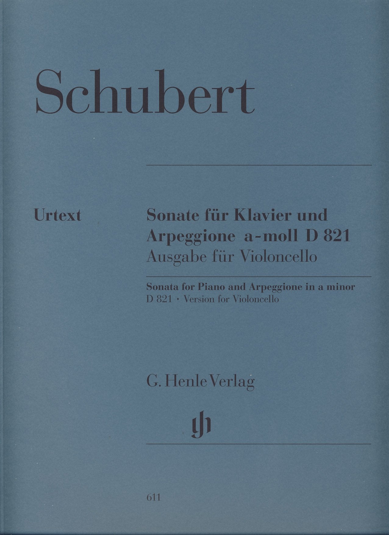 Libro: Sonate für Klavier und Arpeggione a-moll D 821 (op. post.) (Fassung für Violoncello)