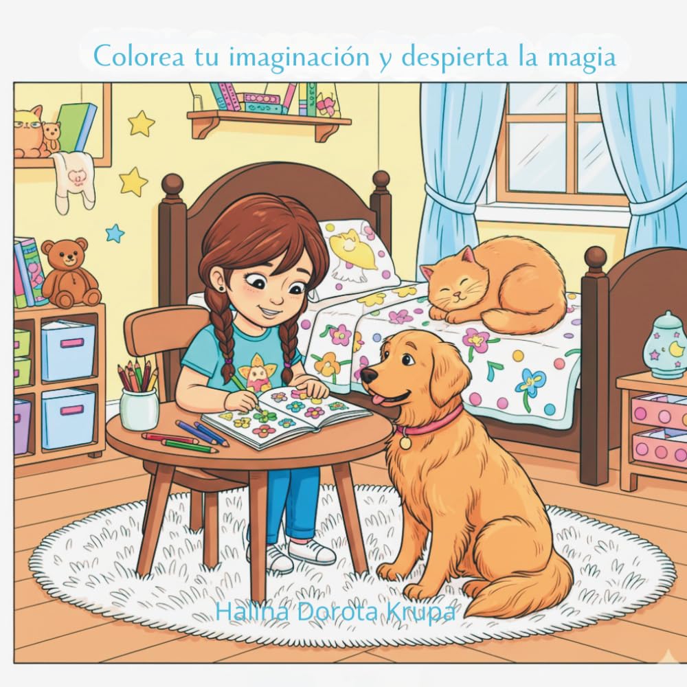 Libro: Colorea tu imaginación y despierta la magia: Libro para colorear para niños y niñas a partir de 3 años (Spanish Edition)