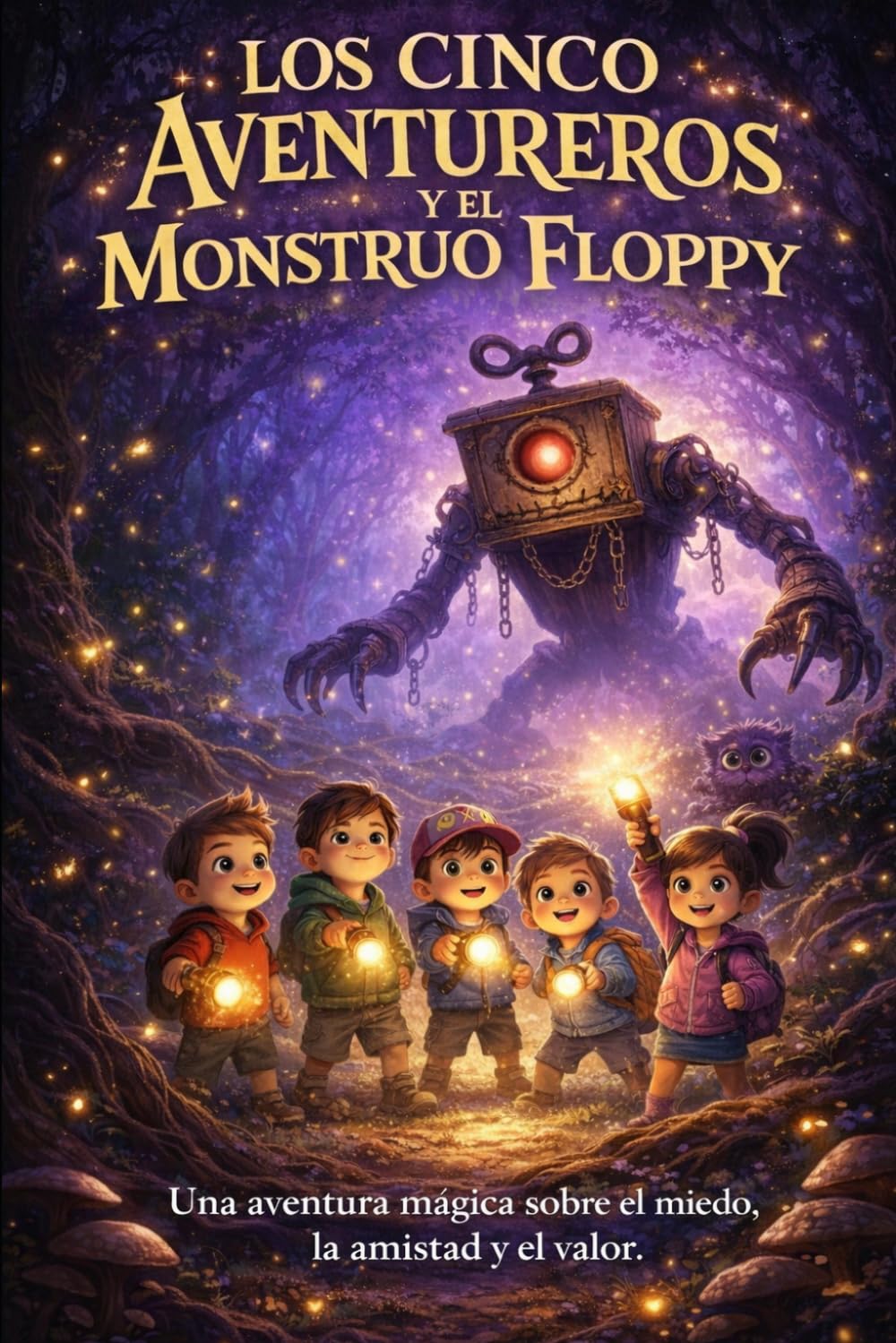 Libro: LOS CINCO AVENTUREROS Y EL MOUNSTRO FLOPPY: Una aventura magica sobre el miedo, la amistad y el valor (Spanish Edition)