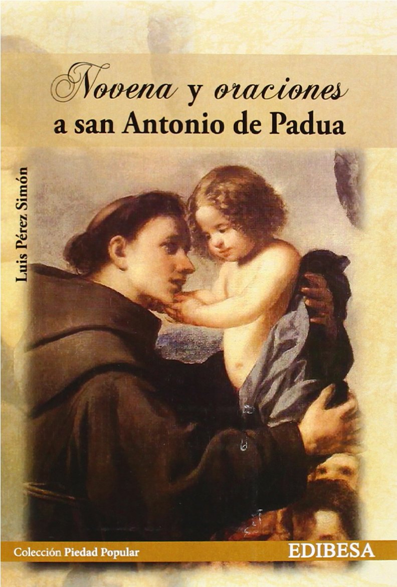Libro: Novena y oraciones a San Antonio de Padua