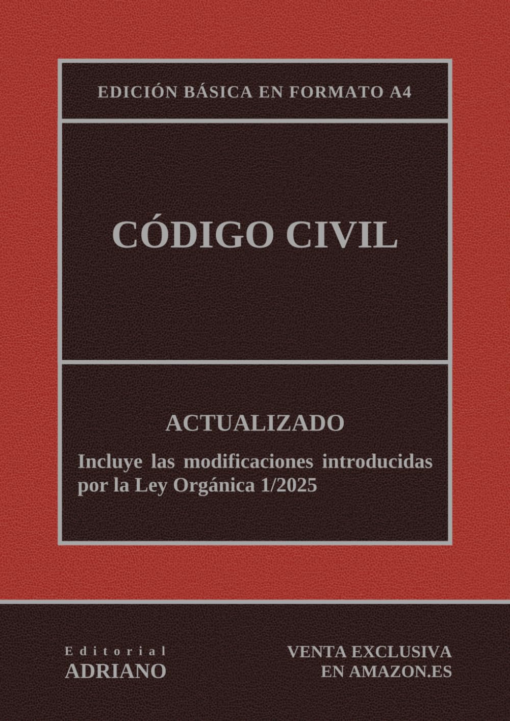 Libro: Código Civil: Edición básica en formato A4