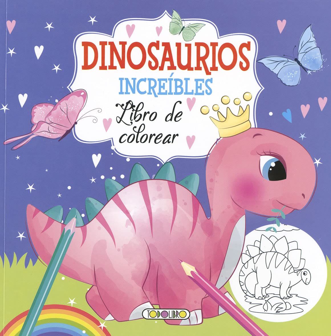 Dinosaurios increíbles: 2 (Coloreo a mis amigos)