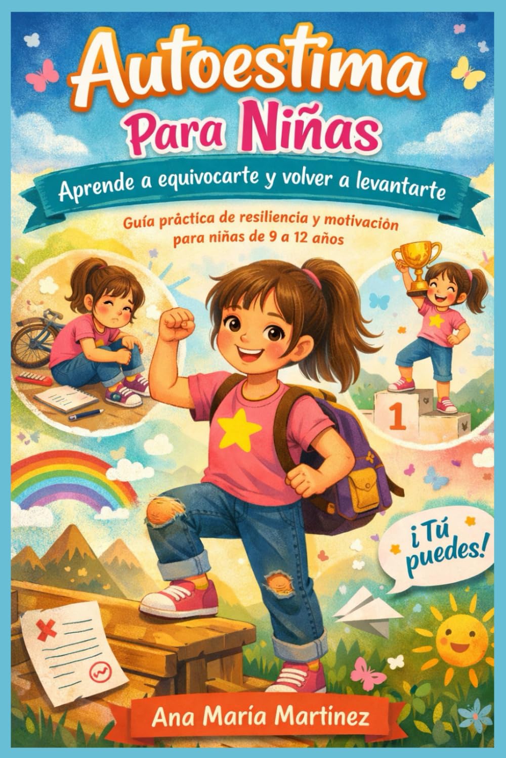Libro: Autoestima Para Niñas: Aprende a equivocarte y volver a levantarte: Guía práctica de resiliencia y motivación para niñas de 9 a 12 años (Spanish Edition)