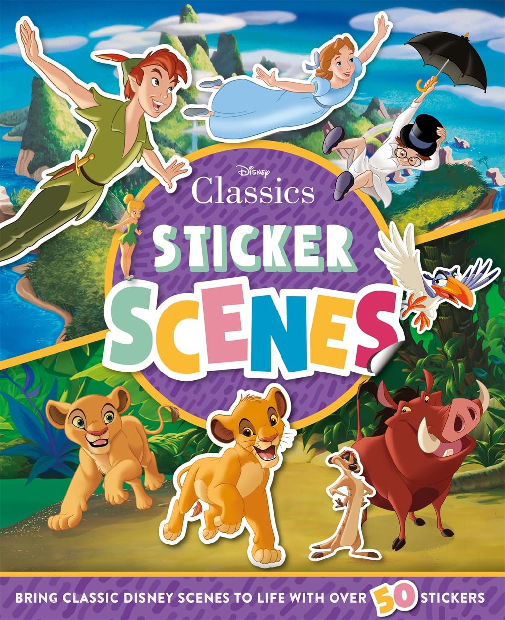 Libro: Disney Classics: Sticker Scenes (With over 50 stickers!)