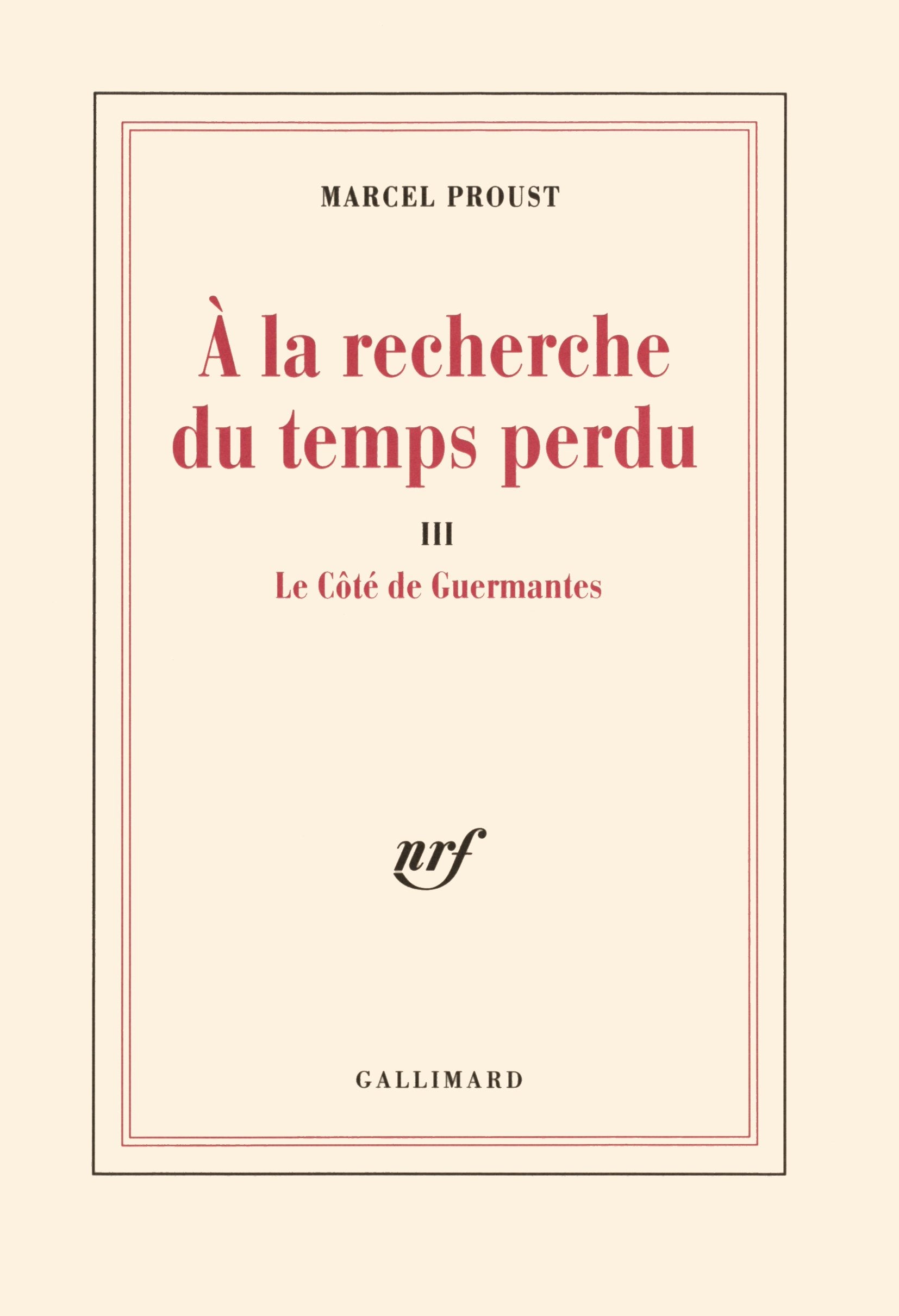 Libro: Le Côté de Guermantes