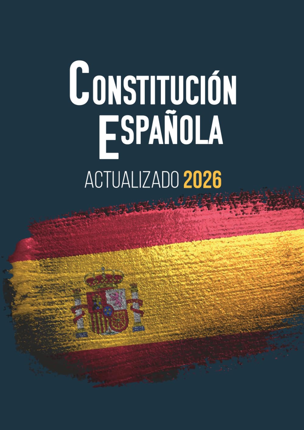 Libro: CONSTITUCIÓN ESPAÑOLA: Edición actualizada para opositores A4 gran formato