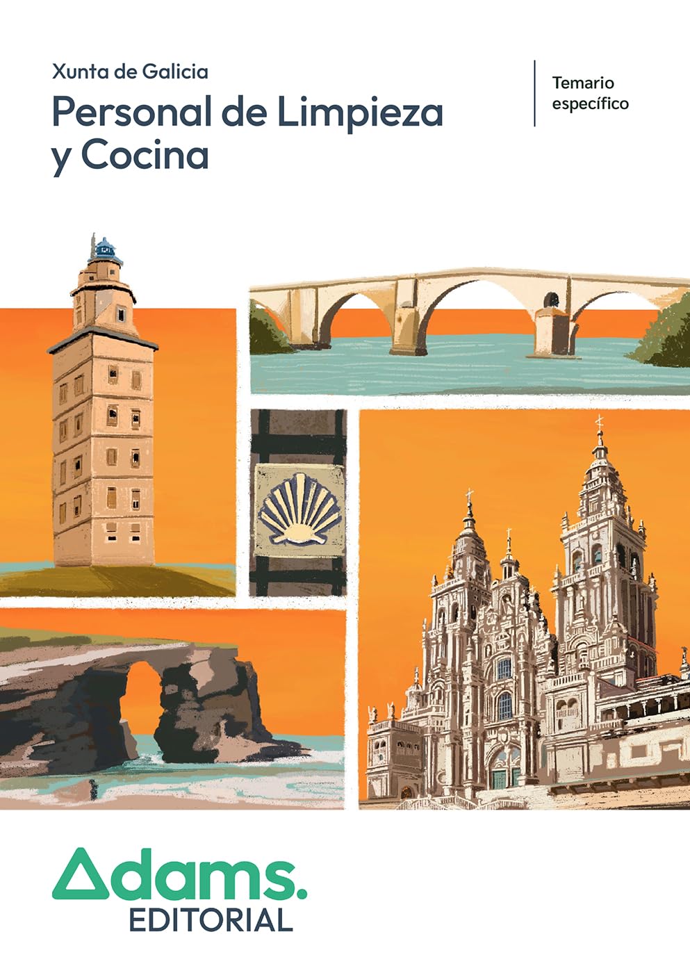 Libro: Temario específico Personal de Limpieza y Cocina. Xunta de Galicia