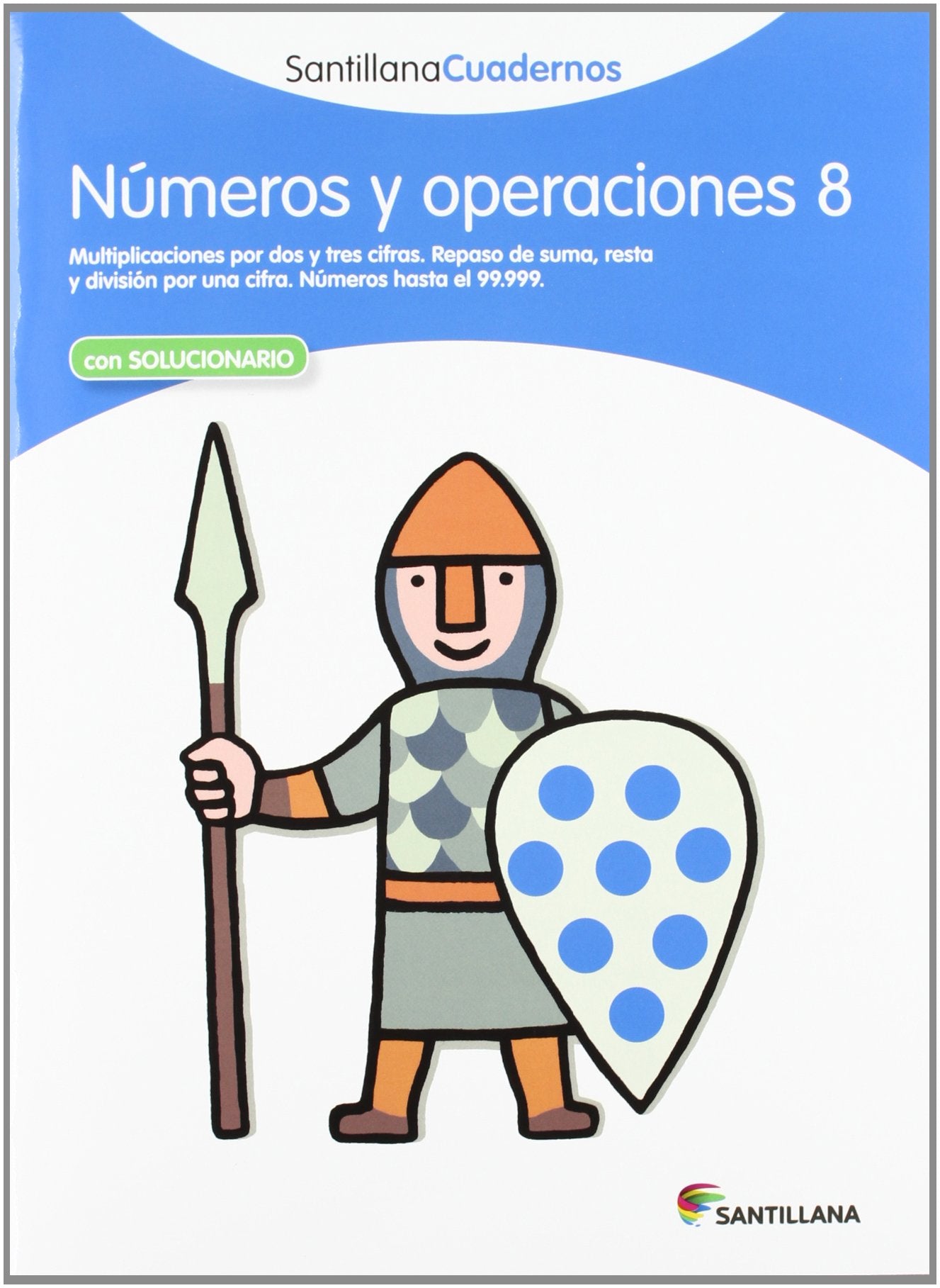Libro: NÚMEROS Y OPERACIONES 8 SANTILLANA CUADERNOS