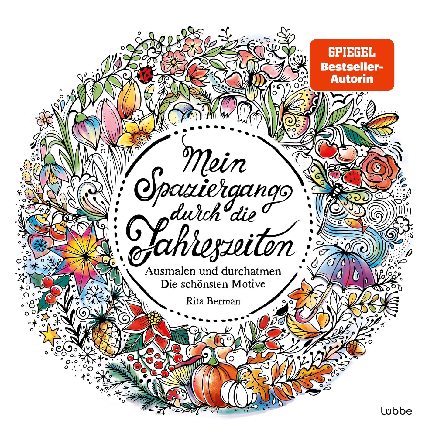 Libro: Mein Spaziergang durch die Jahreszeiten: Ausmalen und durchatmen. Die schönsten Motive