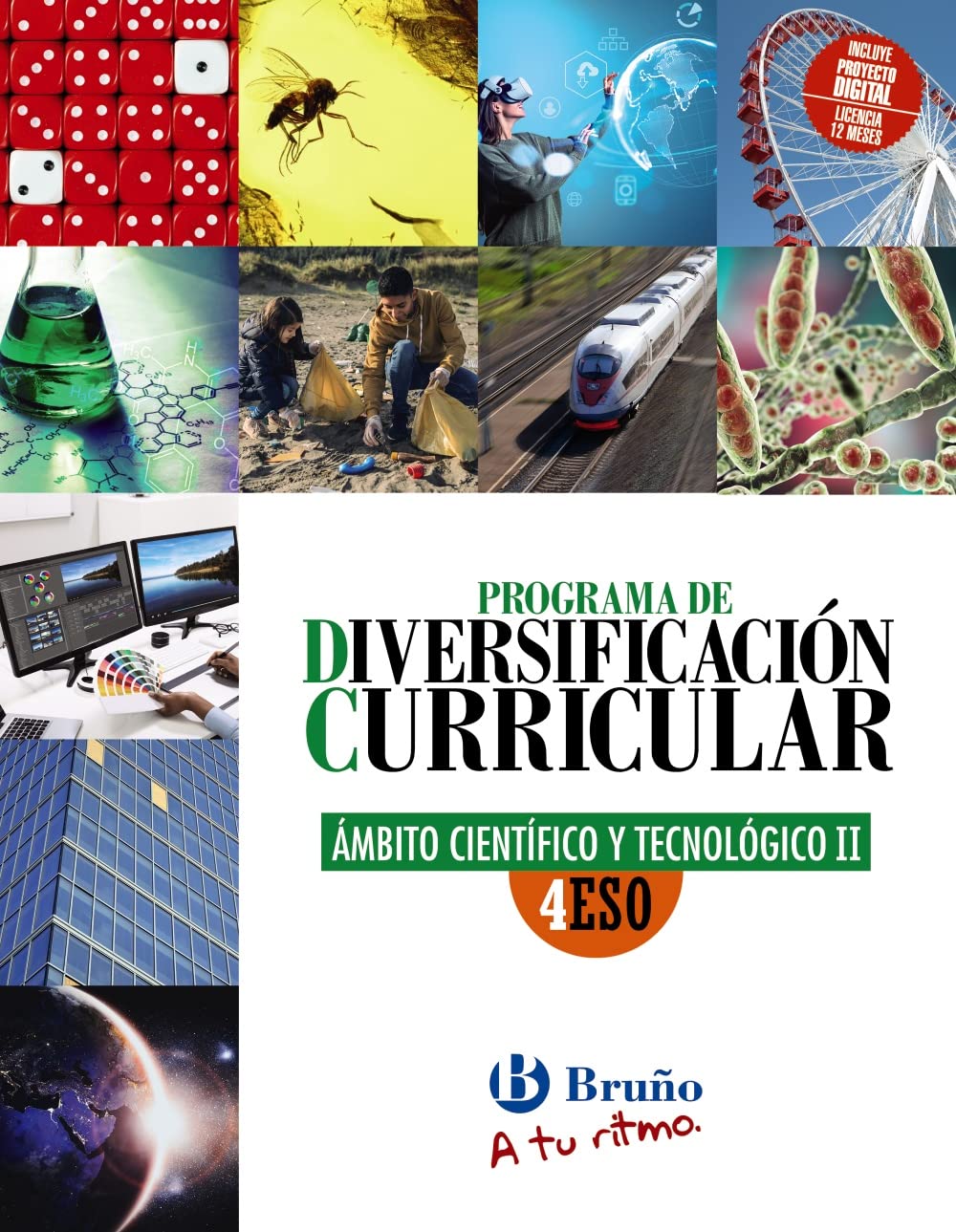Libro: Diversificación Curricular Ámbito Científico y Tecnológico 4 ESO A tu ritmo