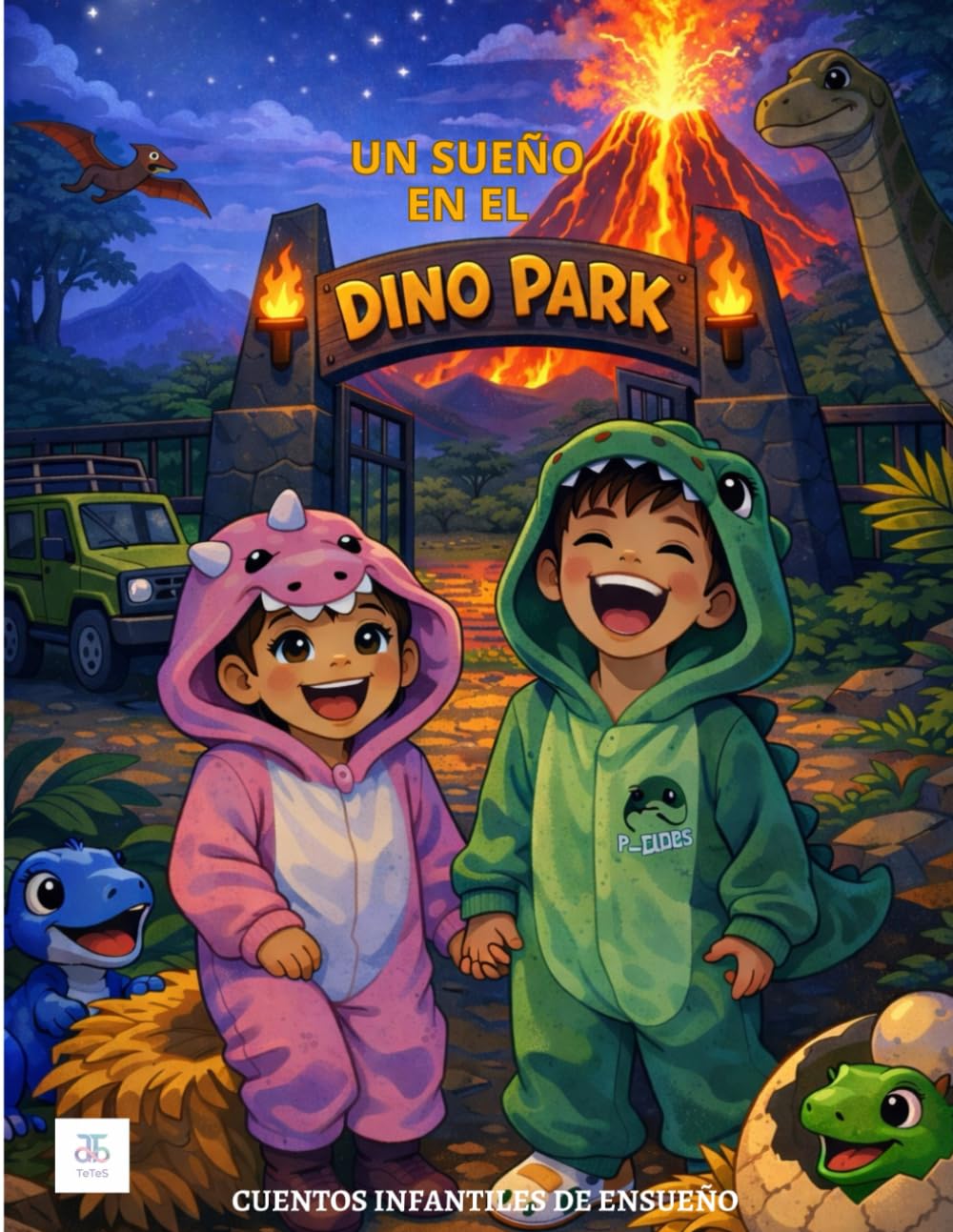 Libro: UN SUEÑO EN EL DINO PARK (Las aventuras de Martín y Aurora)