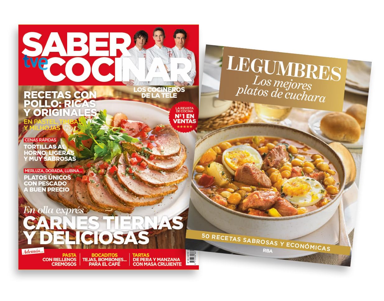 Libro: Pack Revista Saber Cocinar #120 | Revista: Carnes + Libro: Legumbres