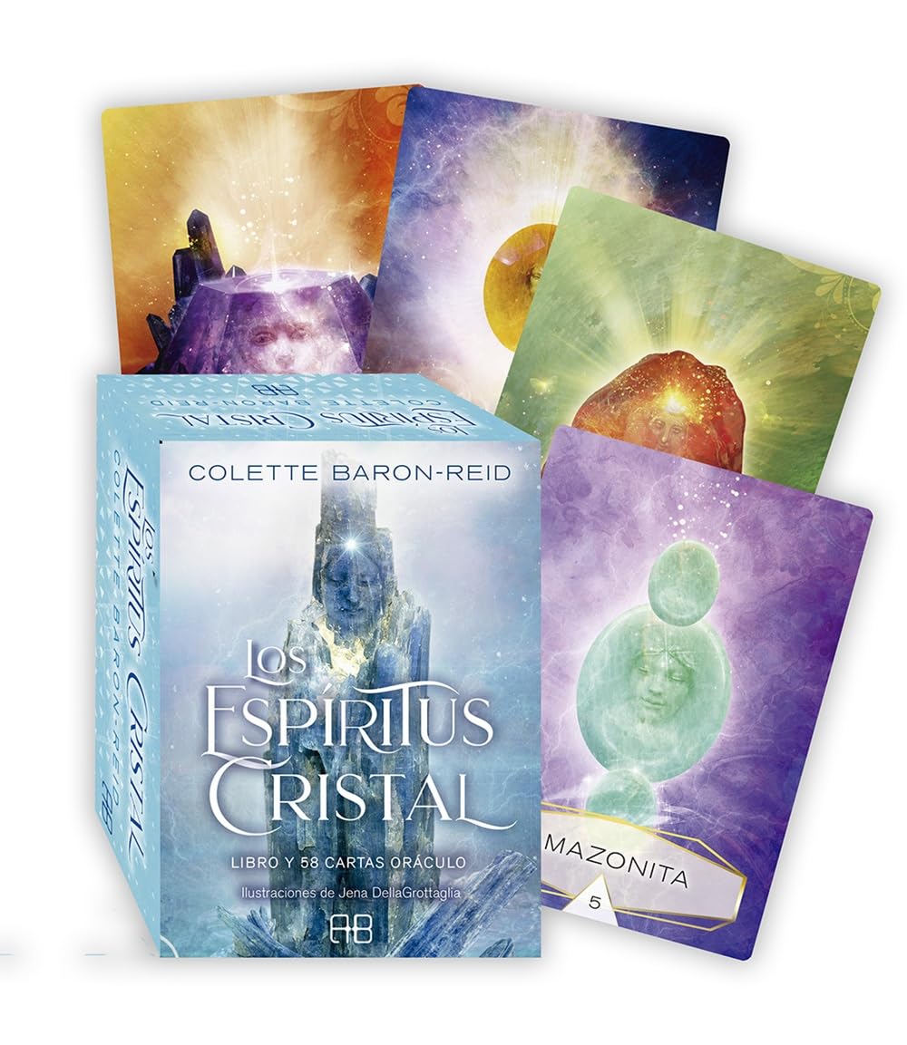 Libro: Los espíritus cristal: Libro y 58 cartas