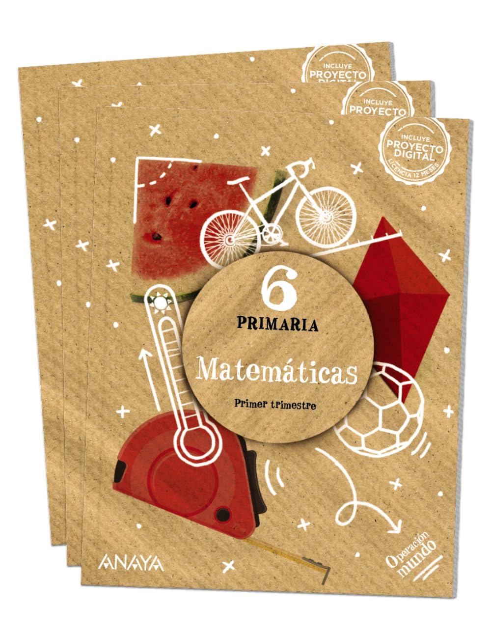 Libro: Matemáticas 6 (Operación Mundo)